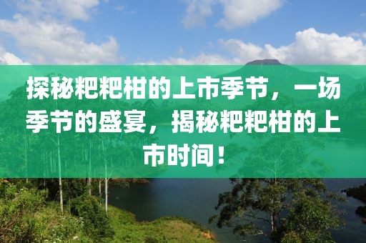 探秘粑粑柑的上市季节，一场季节的盛宴，揭秘粑粑柑的上市时间！