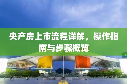 央产房上市流程详解，操作指南与步骤概览
