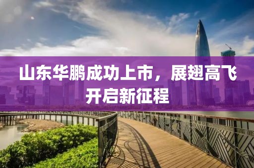 山东华鹏成功上市，展翅高飞开启新征程