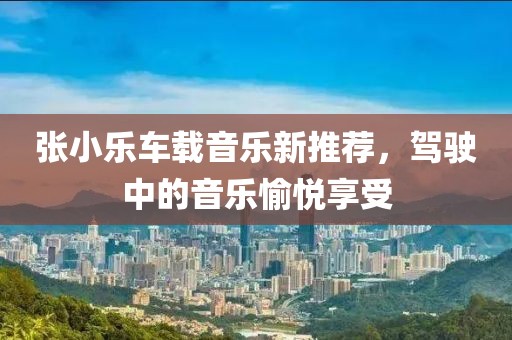 张小乐车载音乐新推荐，驾驶中的音乐愉悦享受