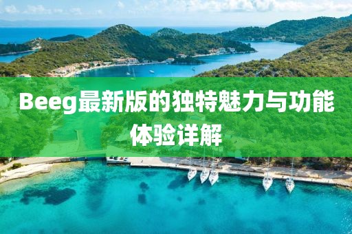 Beeg最新版的独特魅力与功能体验详解