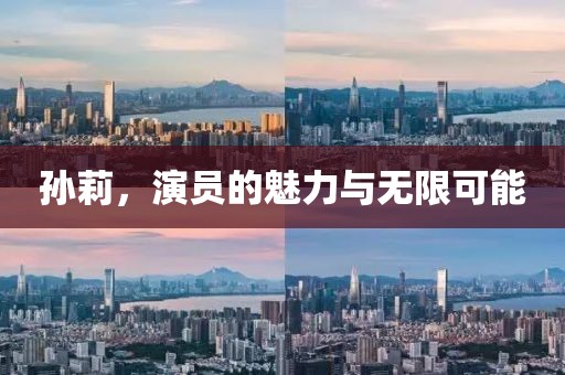 孙莉，演员的魅力与无限可能