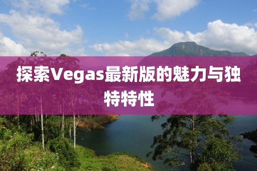 探索Vegas最新版的魅力与独特特性
