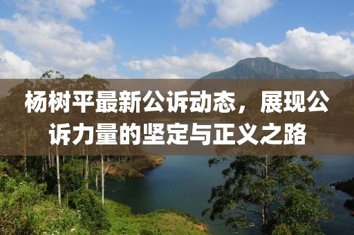 杨树平最新公诉动态，展现公诉力量的坚定与正义之路