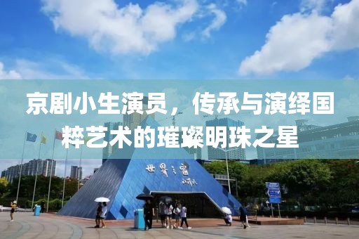 京剧小生演员，传承与演绎国粹艺术的璀璨明珠之星