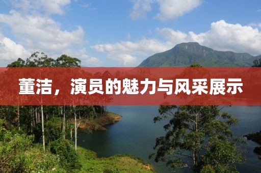 董洁，演员的魅力与风采展示