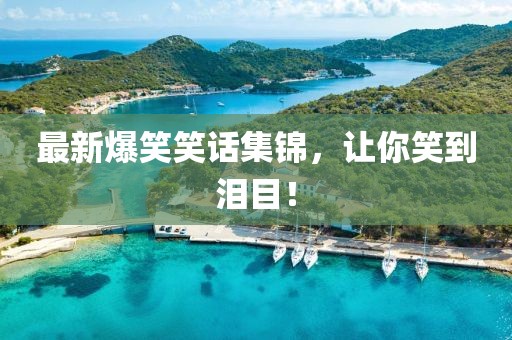 最新爆笑笑话集锦，让你笑到泪目！