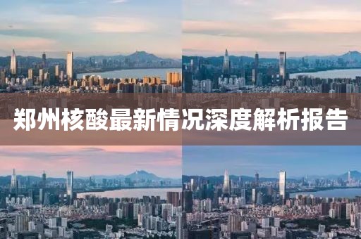 郑州核酸最新情况深度解析报告