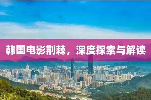 韩国电影荆棘，深度探索与解读