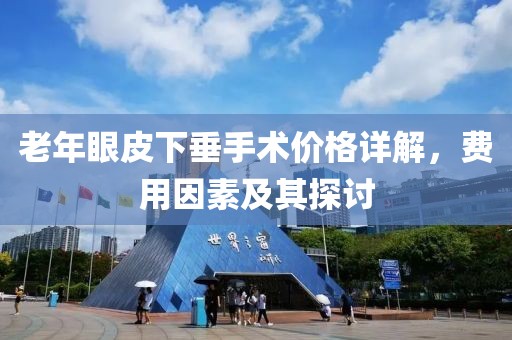老年眼皮下垂手术价格详解，费用因素及其探讨