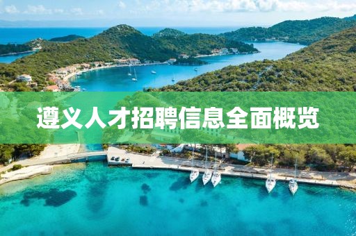 遵义人才招聘信息全面概览