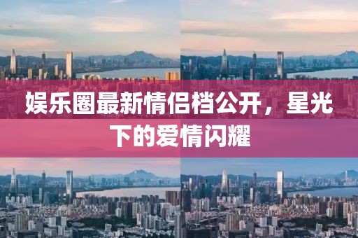 娱乐圈最新情侣档公开，星光下的爱情闪耀