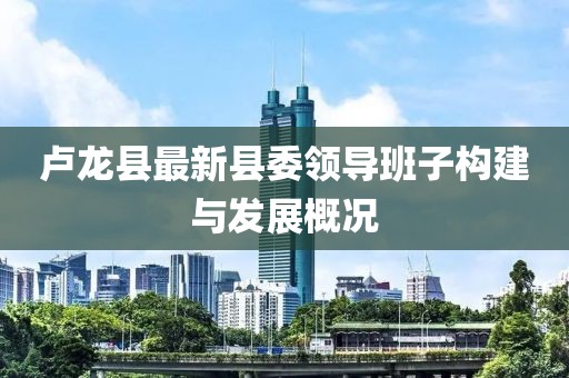 卢龙县最新县委领导班子构建与发展概况