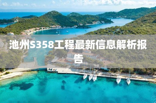池州S358工程最新信息解析报告