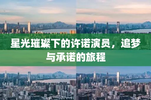 星光璀璨下的许诺演员，追梦与承诺的旅程