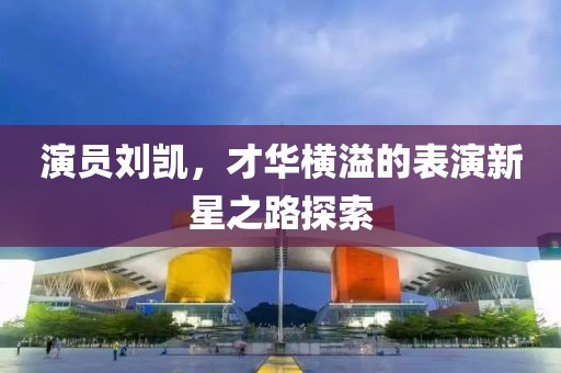 演员刘凯，才华横溢的表演新星之路探索