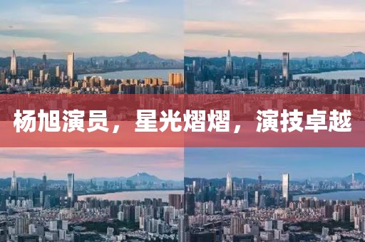 杨旭演员，星光熠熠，演技卓越
