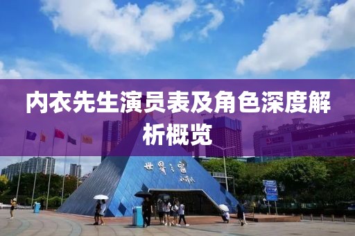 内衣先生演员表及角色深度解析概览