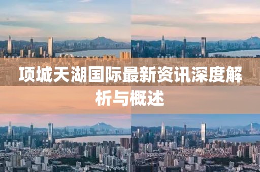 项城天湖国际最新资讯深度解析与概述
