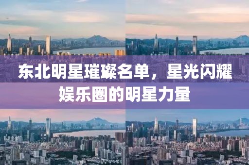 东北明星璀璨名单，星光闪耀娱乐圈的明星力量