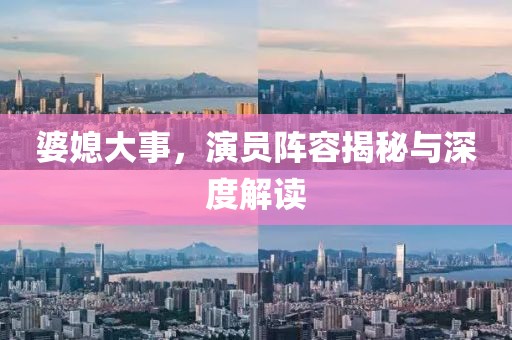 婆媳大事，演员阵容揭秘与深度解读