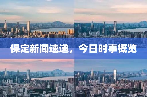保定新闻速递，今日时事概览