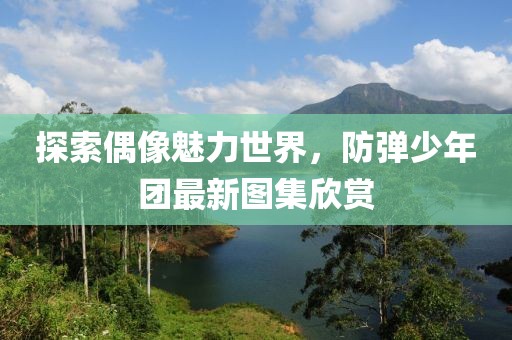 探索偶像魅力世界，防弹少年团最新图集欣赏