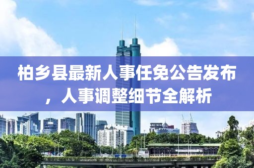 柏乡县最新人事任免公告发布，人事调整细节全解析