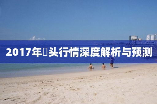 2017年藠头行情深度解析与预测
