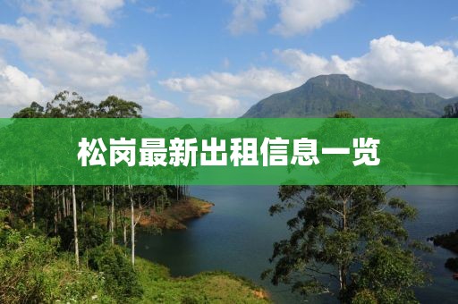 松岗最新出租信息一览