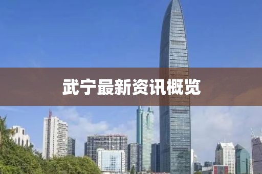 武宁最新资讯概览