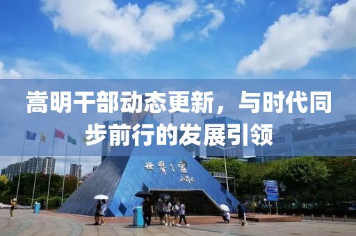 嵩明干部动态更新，与时代同步前行的发展引领