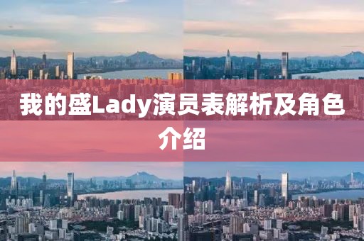 我的盛Lady演员表解析及角色介绍