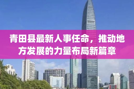 青田县最新人事任命，推动地方发展的力量布局新篇章