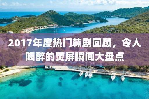 2017年度热门韩剧回顾，令人陶醉的荧屏瞬间大盘点