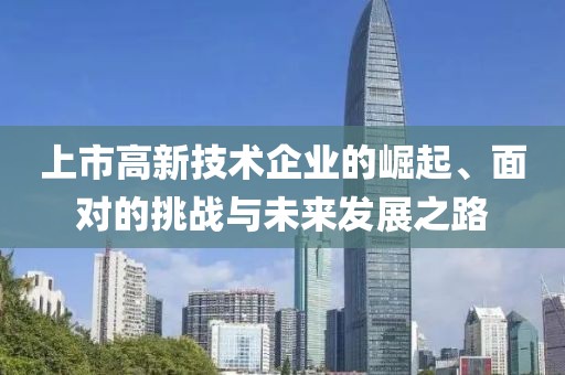 上市高新技术企业的崛起、面对的挑战与未来发展之路