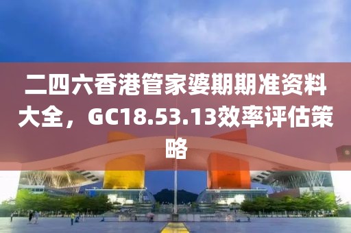 二四六香港管家婆期期准资料大全，GC18.53.13效率评估策略
