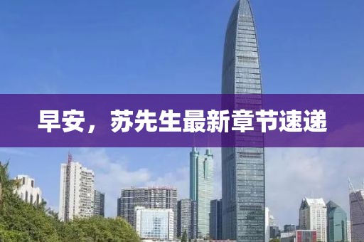 早安，苏先生最新章节速递