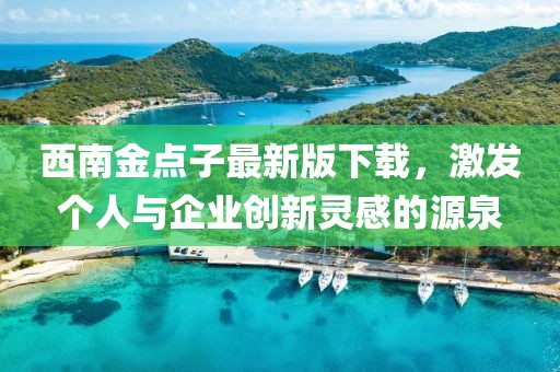 西南金点子最新版下载，激发个人与企业创新灵感的源泉