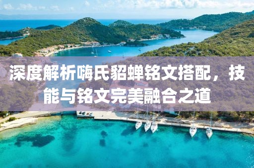 深度解析嗨氏貂蝉铭文搭配，技能与铭文完美融合之道