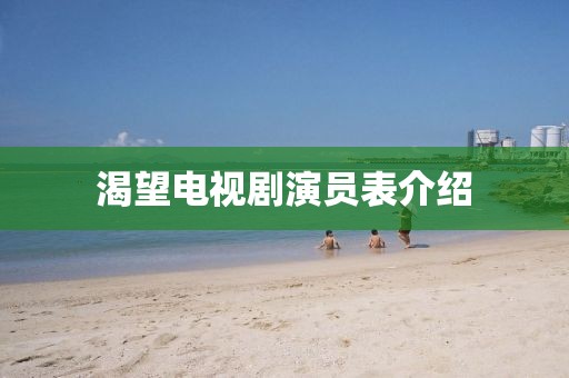 渴望电视剧演员表介绍