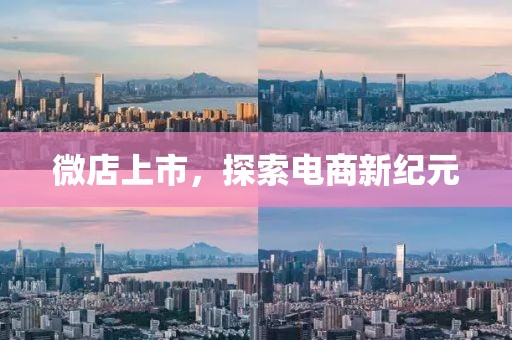 微店上市，探索电商新纪元