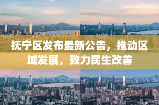 抚宁区发布最新公告，推动区域发展，致力民生改善