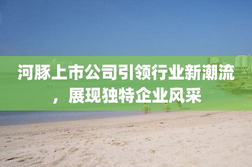 河豚上市公司引领行业新潮流，展现独特企业风采