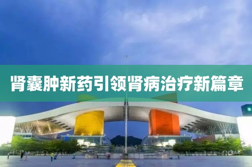 肾囊肿新药引领肾病治疗新篇章