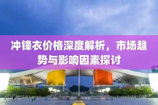 冲锋衣价格深度解析，市场趋势与影响因素探讨