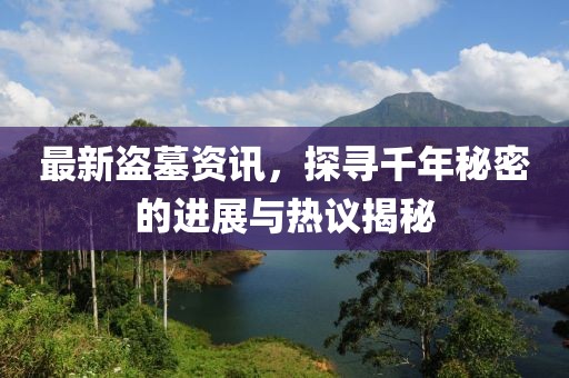 最新盗墓资讯，探寻千年秘密的进展与热议揭秘