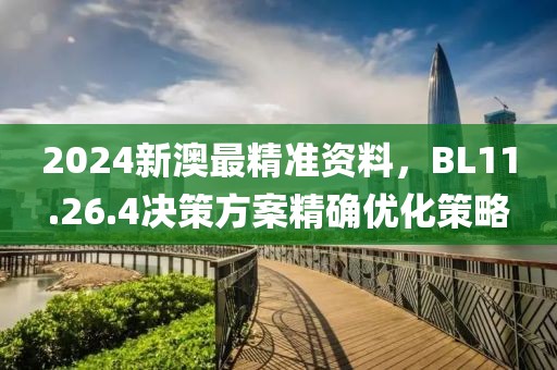 2024新澳最精准资料，BL11.26.4决策方案精确优化策略