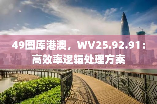 49图库港澳，WV25.92.91：高效率逻辑处理方案