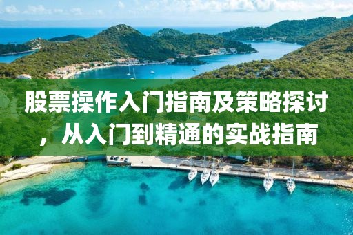 股票操作入门指南及策略探讨，从入门到精通的实战指南